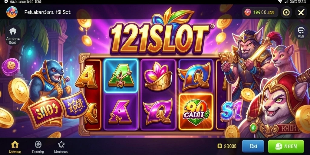Tangkapan layar 1121SLOT yang menampilkan gameplay petualangan yang mendebarkan.