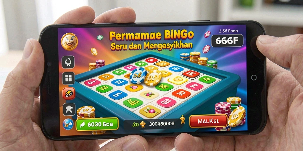 Tangkapan layar utama menunjukkan keseruan gameplay Bingo di 666F.