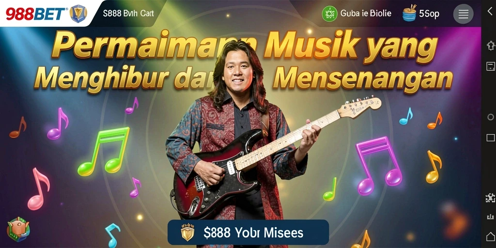 Tampilan gameplay menarik dari aplikasi musik 988BET.