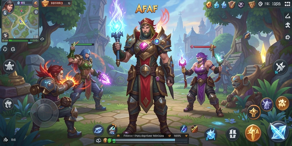 Tampilan gameplay AFAF yang seru dan memukau.