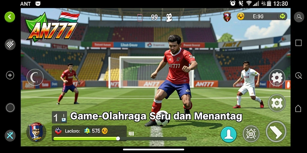 Tampilan menarik saat bermain olahraga di AN777.