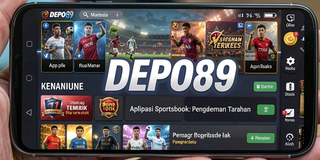 Tampilan screenshot DEPO89 saat menunjukkan fitur taruhan olahraga.