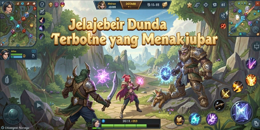 Tampilan menawan dari gameplay DOTA88 di dunia terbuka.