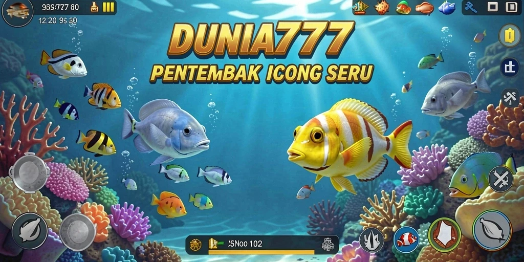 Tangkapan ikan besar dalam gameplay DUNIA777.