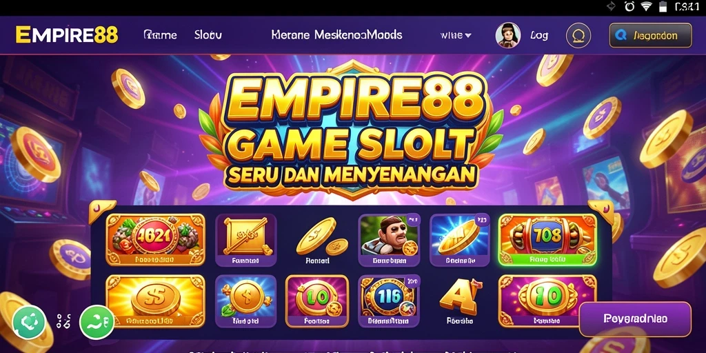 Tampilan gameplay menakjubkan dari EMPIRE88 dengan fitur slot yang menarik.