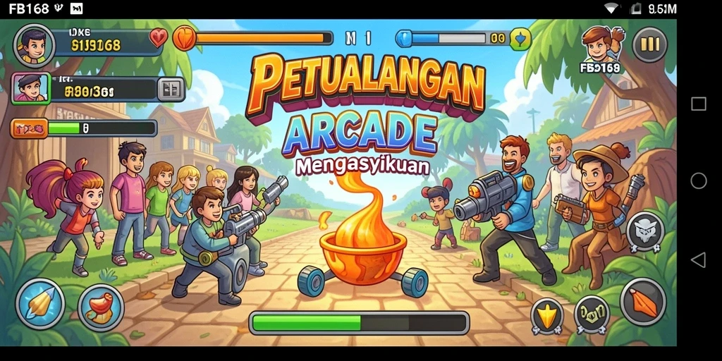 Screenshot gameplay FB168 menampilkan aksi seru yang penuh tantangan.
