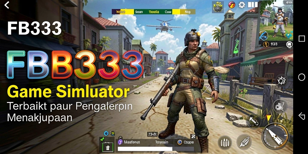 Screenshot utama FB333 menampilkan gameplay Simulation yang menarik dan interaktif.