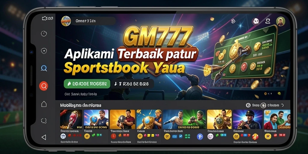 Tampilan gameplay sportsbook di GM777 yang menarik dan interaktif.