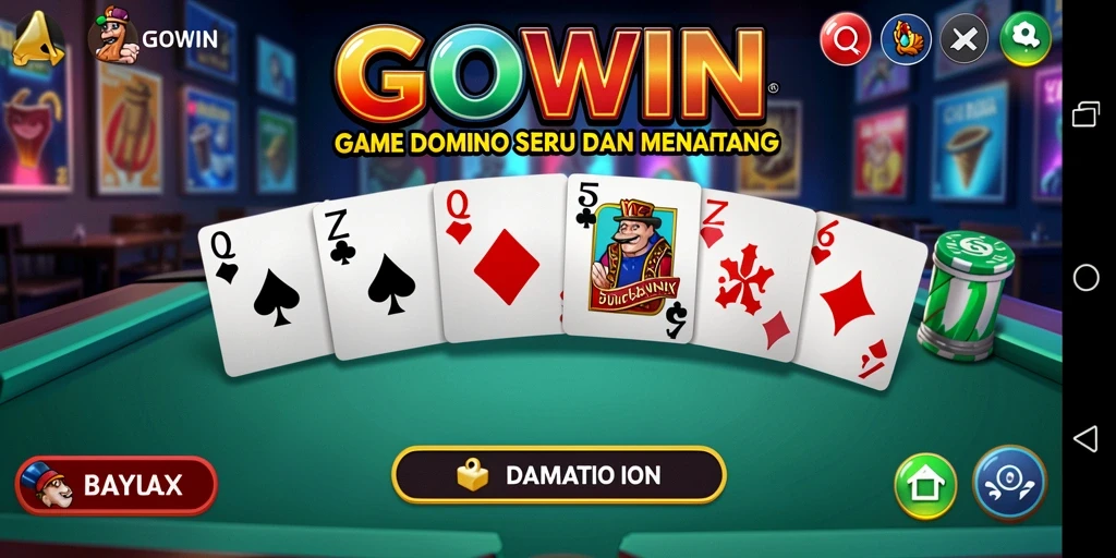 Screenshot gameplay GOWIN yang menegangkan dan seru.