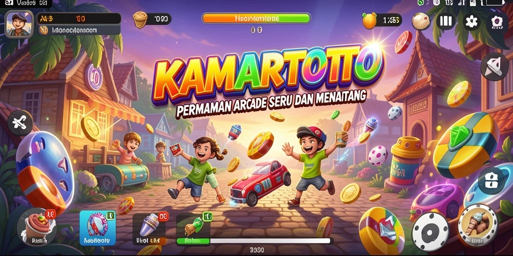 Screenshot gameplay KAMARTOTO yang menunjukkan aksi seru dalam permainan Arcade.