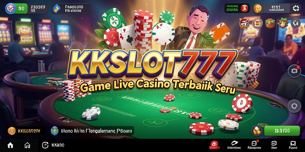 Gameplay Live Casino yang mendebarkan di KKSLOT777.