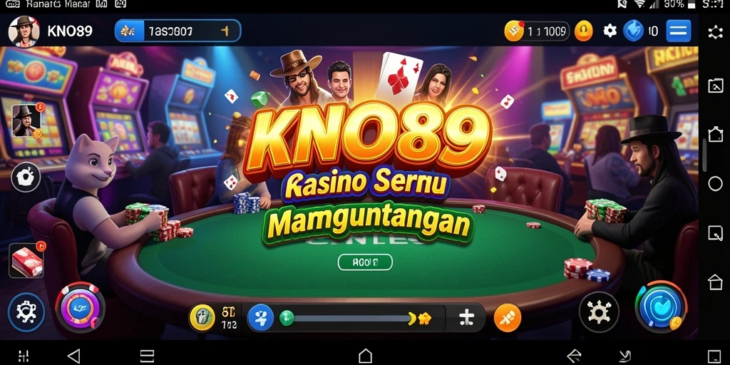Tampilan utama permainan Kasino yang menarik di KNO89.