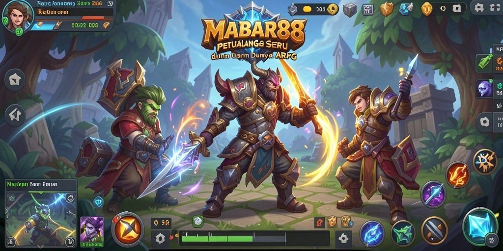 Tampilan gameplay berkualitas tinggi dari MABAR88 yang menakjubkan.