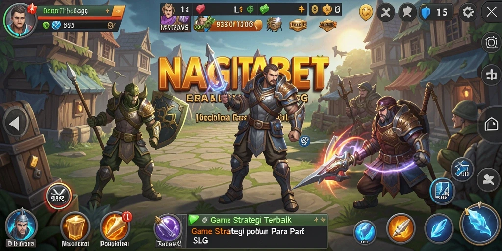Screenshot gameplay NAGITABET dengan aksi pertarungan SLG yang seru.