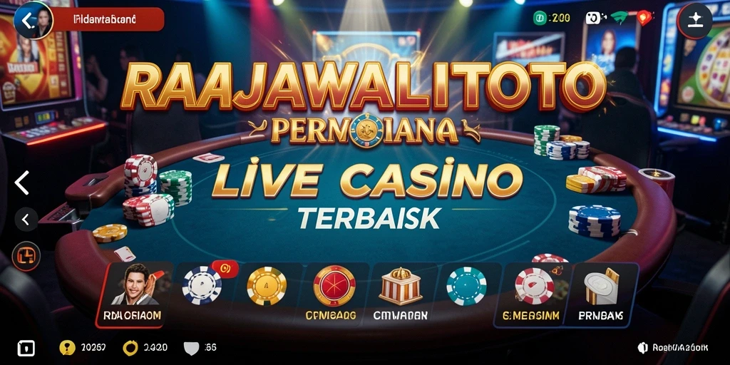 Tampak gameplay Live Casino RAJAWALITOTO yang mengasyikkan.