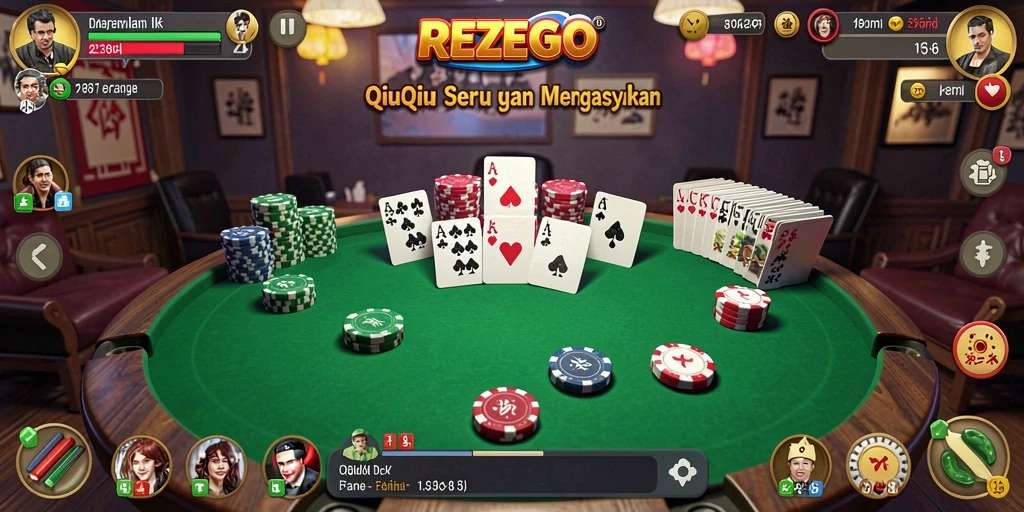 Tampilan gameplay REZEGO yang memukau dan seru.