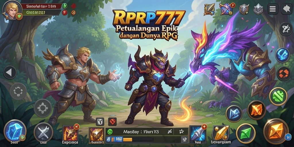 Tampilan gameplay RPRP777 yang menakjubkan dan penuh aksi.