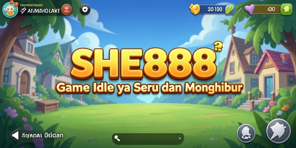 Screenshot utama SHE888 menampilkan gameplay santai yang menarik.