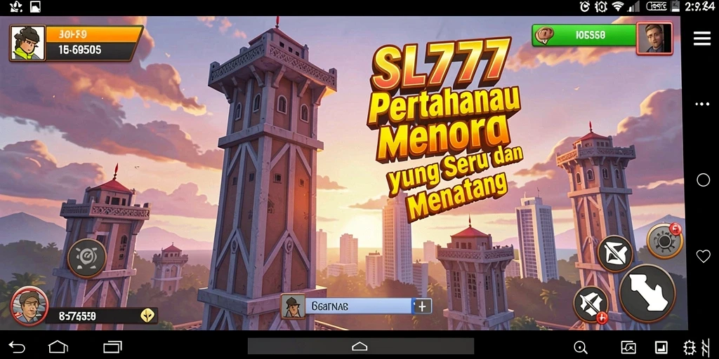 Tampilan seru dari gameplay SL777 yang menegangkan di Tower Defense.