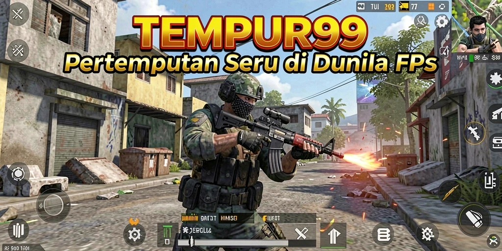 Tampilan gameplay seru di TEMPUR99 yang menguji strategi dan keterampilan.
