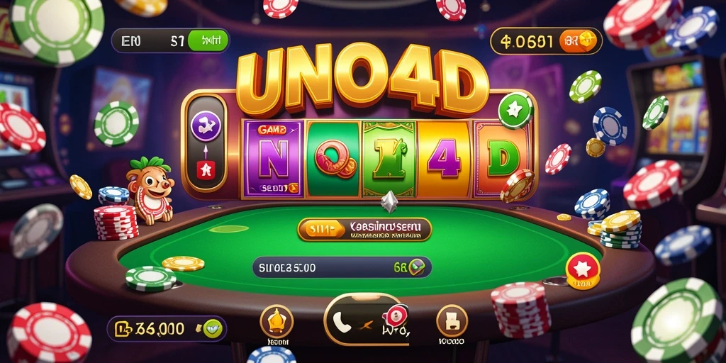 Tampilan gameplay seru dan menarik dari UNO4D